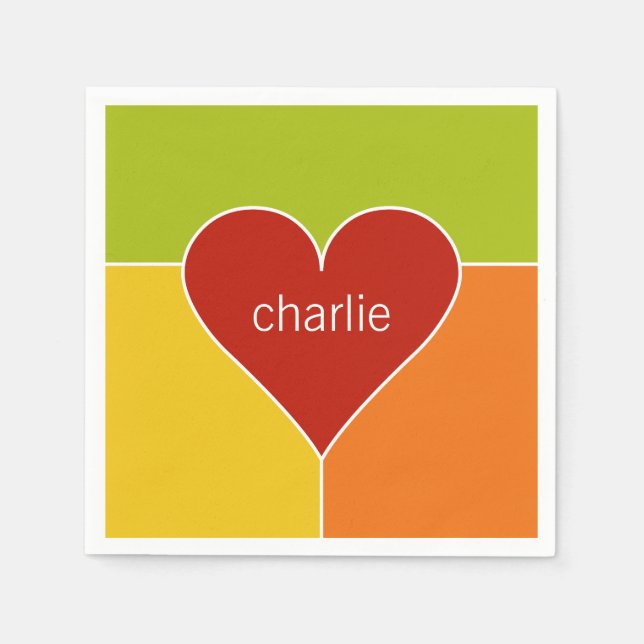 Servilleta De Papel Toallas de papel monograma del personalizado del p (Anverso)