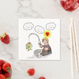 Servilleta De Papel Toallas de papel, nubes de pescadores