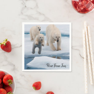 Servilleta De Papel Toallas de papel, oso polar
