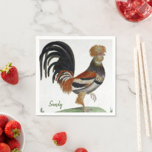 Servilleta De Papel Toallas de papel, pájaro francés