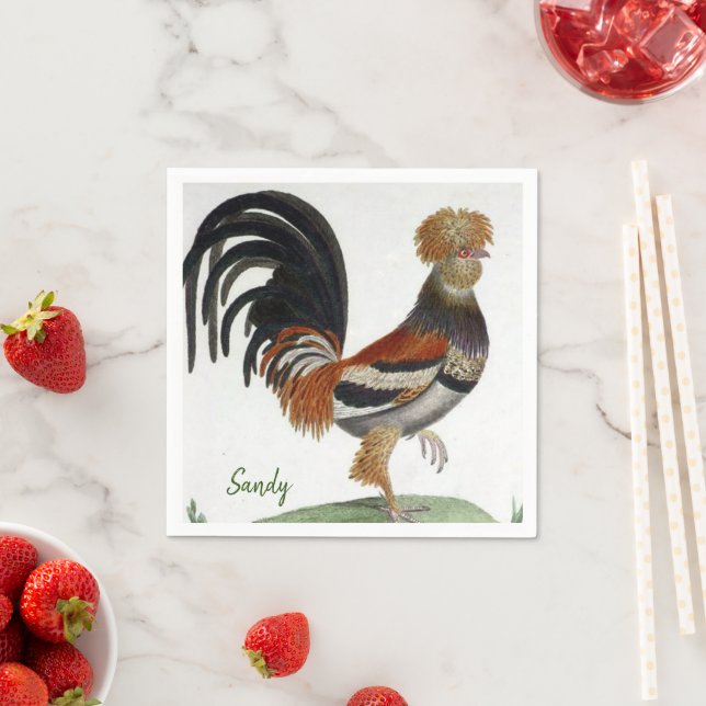 Servilleta De Papel Toallas de papel, pájaro francés (In situ)