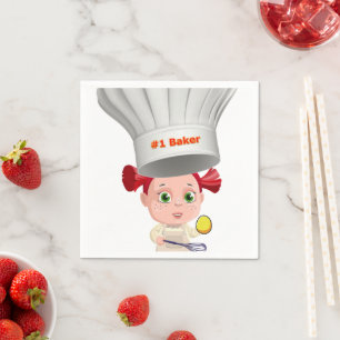 Servilleta De Papel Toallas de papel, panadería Chef Baker