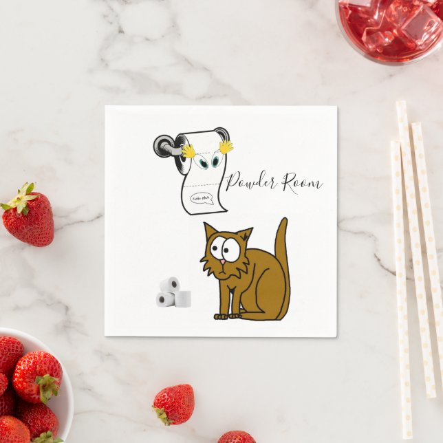 Servilleta De Papel Toallas de papel, papel higiénico para gato (In situ)