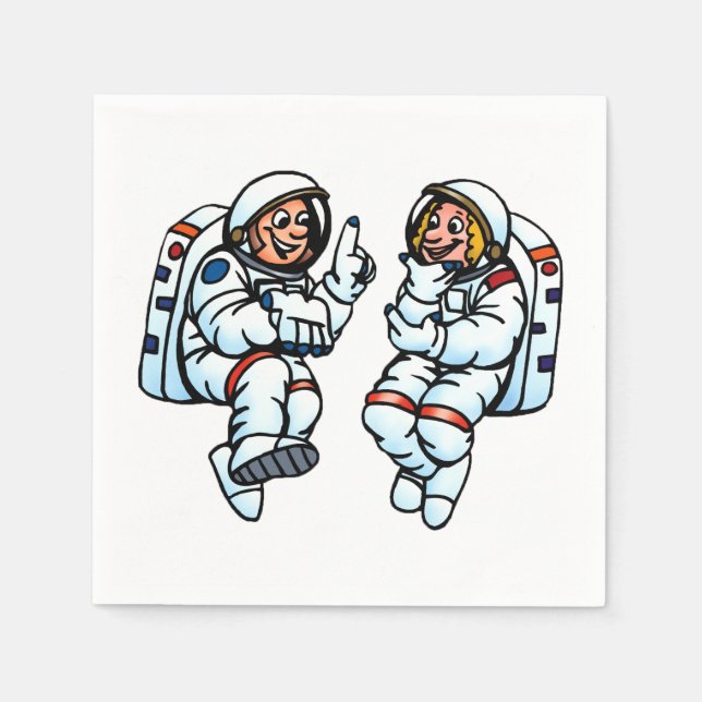 Servilleta De Papel Toallas de papel para astronautas (Anverso)