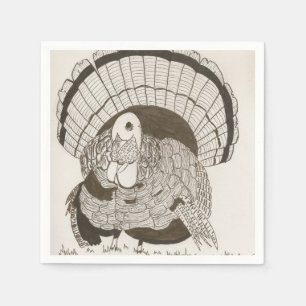 Servilleta De Papel Toallas de papel para bosquejo en Sepia de Turquía