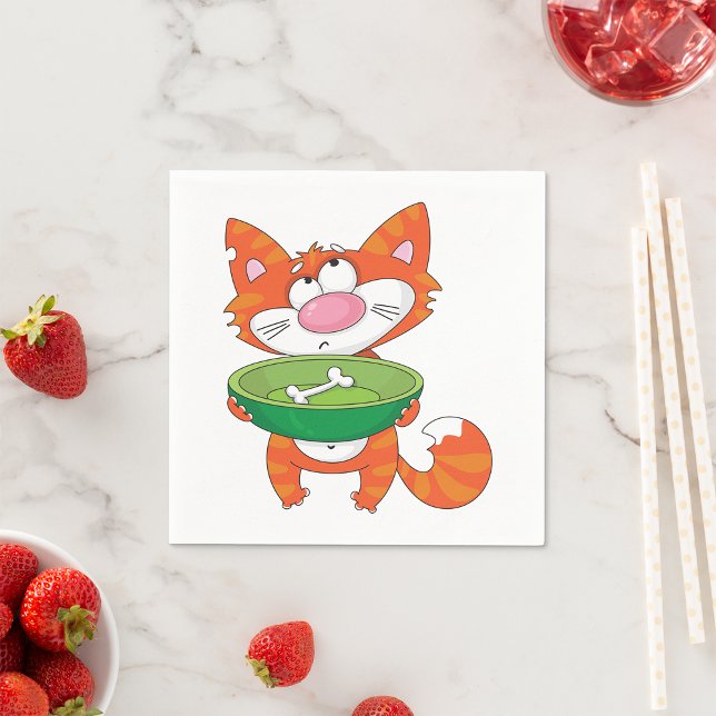 Servilleta De Papel Toallas de papel para gato hambriento (Subido por el creador)