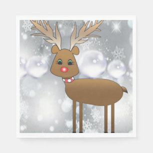 Servilleta De Papel Toallas de papel para navidades, reno