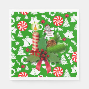 Servilleta De Papel Toallas de papel para navidades, Santa