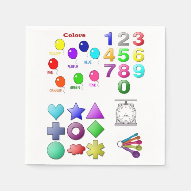 Servilleta De Papel Toallas de papel para niños (Anverso)