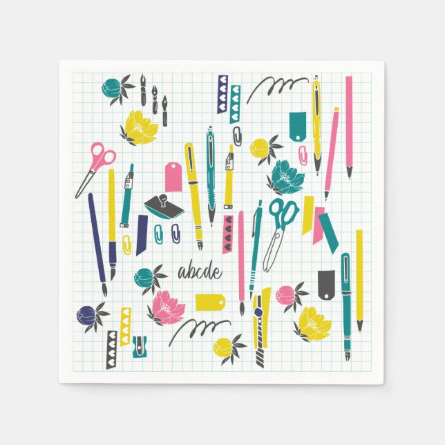 Servilleta De Papel Toallas de papel para profesores (Anverso)