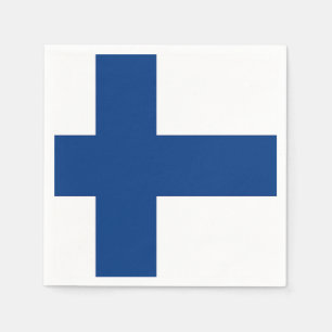 Servilleta De Papel Toallas de papel patriótico con bandera finlandesa