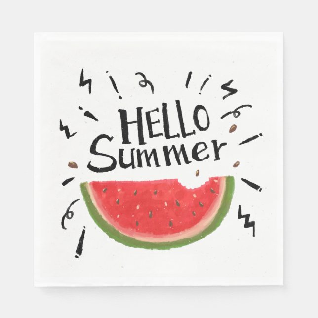 Servilleta De Papel Toallas de papel-sandía (Anverso)