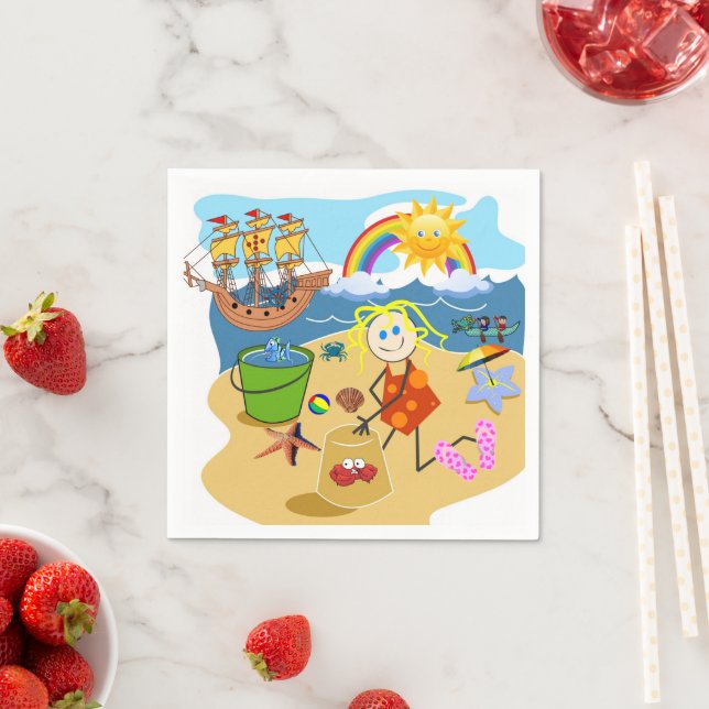 Servilleta De Papel Toallas de papel, toallas de arcoiris de sol de pl (In situ)