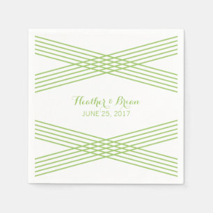 Servilleta De Papel Toallas de papel verde moderno