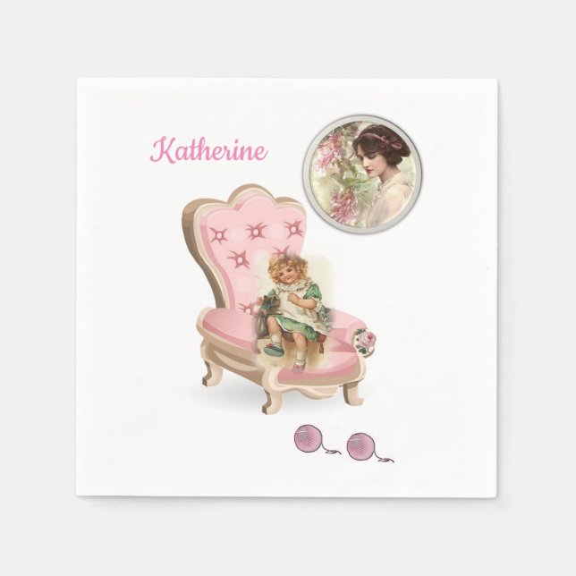 Servilleta De Papel Toallas de papel victorianas (Anverso)