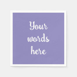 Servilleta De Papel Toallas de papel violeta azul personalizadas