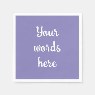 Servilleta De Papel Toallas de papel violeta azul personalizadas