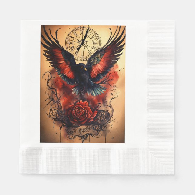 Servilleta De Papel Toallas de papel y tela (Anverso)