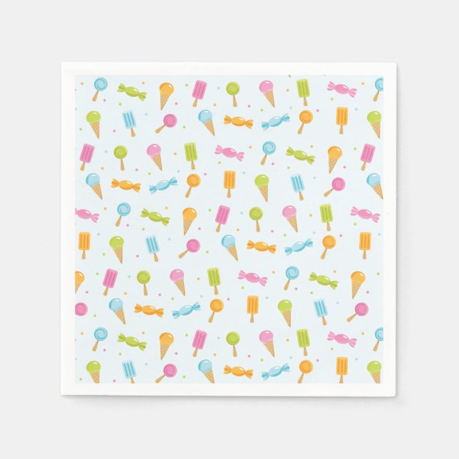 Servilleta De Papel Toallas de patrón de dulce de dulce (Anverso)