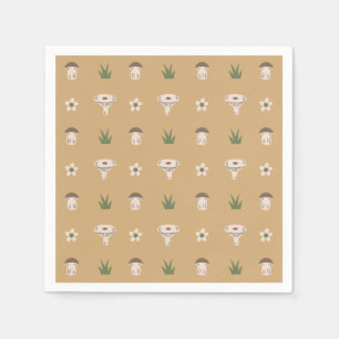 Servilleta De Papel Toallas de patrón de hongos