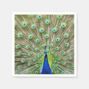 Servilleta De Papel Toallas de pavo real