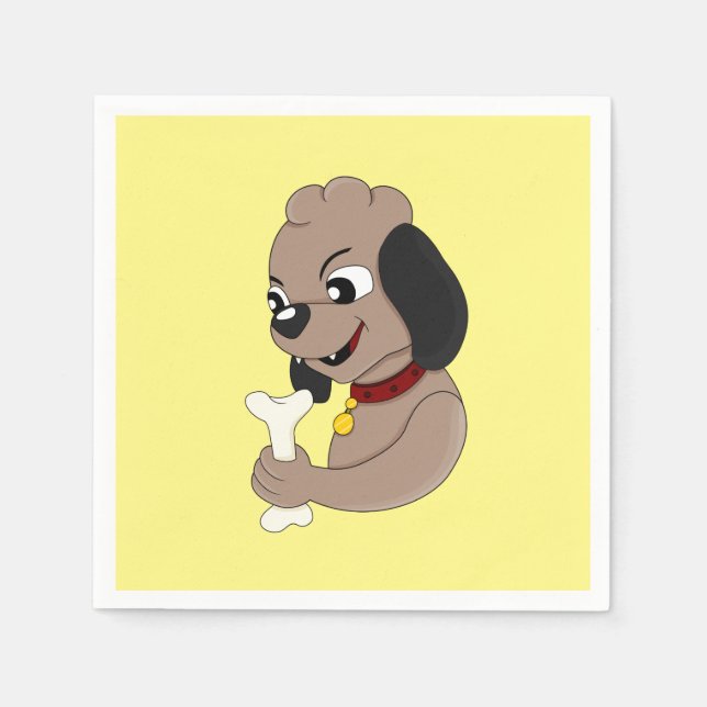 Servilleta De Papel Toallas de personalizado de cachorros (Anverso)
