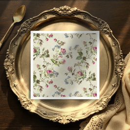 Servilleta De Papel Toallas de rosa de vintage