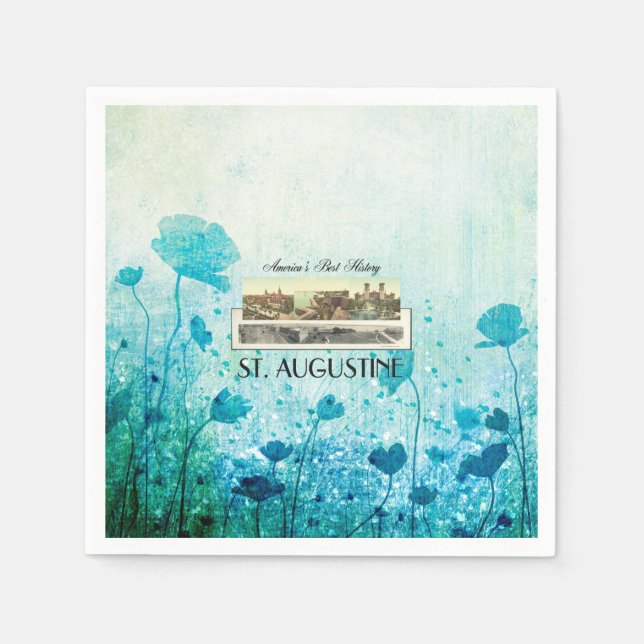 Servilleta De Papel Toallas de San Agustín (Anverso)