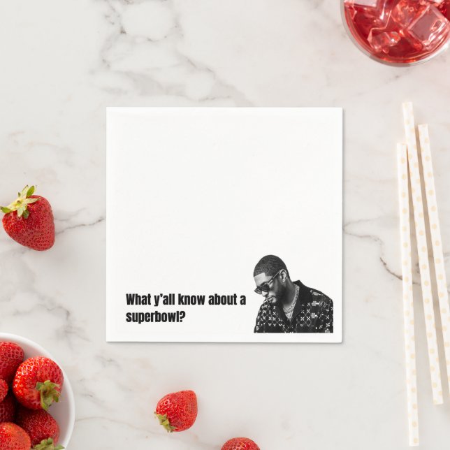 Servilleta De Papel Toallas de Superbowl (In situ)