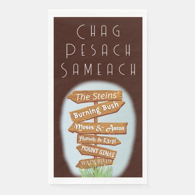 Servilleta De Papel Toallas De Toalla Invitadas De Pascua El Ardiente  (Anverso)