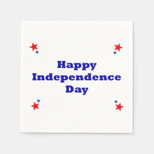 Servilleta De Papel Toallas del Día de la Independencia Feliz