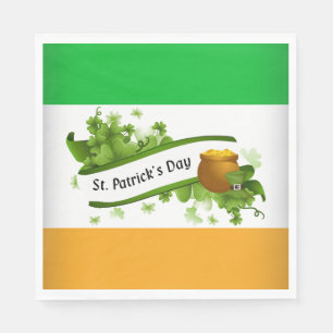 Servilleta De Papel Toallas del Día de San Patricio