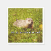 ¡Toallas del Día Feliz de Groundhog!