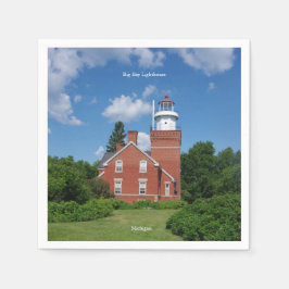 Servilleta De Papel Toallas del faro de Big Bay