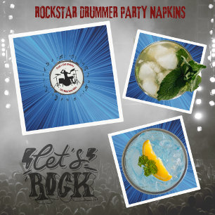 Servilleta De Papel Toallas del partido de cumpleaños Cymbin Crashin B