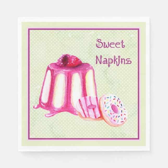 Servilleta De Papel Toallas dulces para el Fiesta o para el almuerzo c (Anverso)