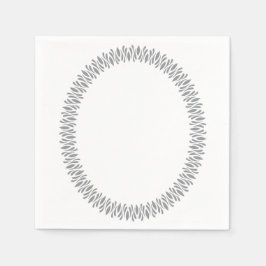 Servilleta De Papel Toallas elípticas de marco