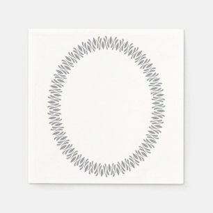 Servilleta De Papel Toallas elípticas de marco