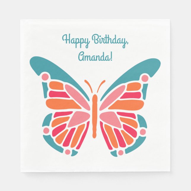 Servilleta De Papel Toallas estilizadas de papel personalizado de mari (Anverso)