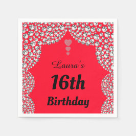 Servilleta De Papel Toallas fiestas de la edad 16 o de edición persona