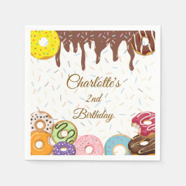 Servilleta De Papel Toallas Fiestas Donut personalizadas