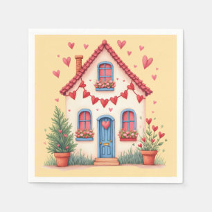 Servilleta De Papel Toallas fiestas Feliz Día de San Valentín