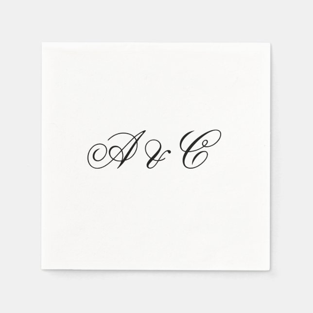 Servilleta De Papel Toallas Fiestas personalizadas (Anverso)