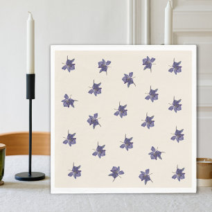 Servilleta De Papel Toallas florales de moda Lilac Purple