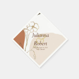 Servilleta De Papel Toallas florales modernas