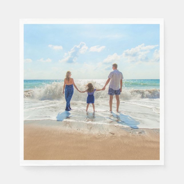 Servilleta De Papel Toallas fotográficas personalizados con tu diseño  (Anverso)