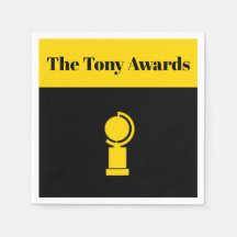 Toallas inspiradas en los Premios Tony Playbill