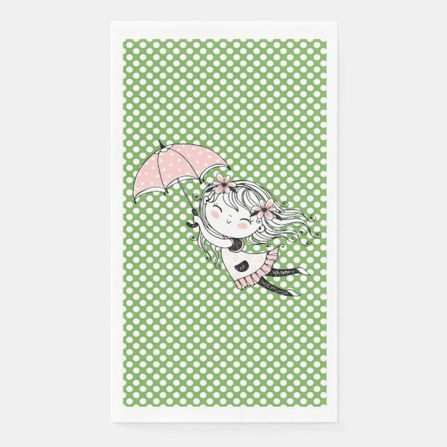 Servilleta De Papel Toallas invitadas de papel Baby Shower (Anverso)