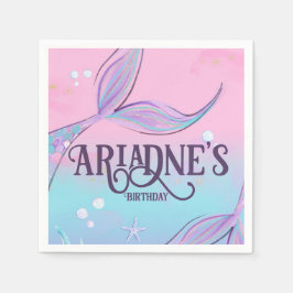 Servilleta De Papel Toallas mágicas de Fiesta de cola de sirena