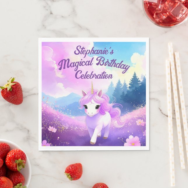 Servilleta De Papel Toallas mágicas de la fiesta de cumpleaños de unic (In situ)